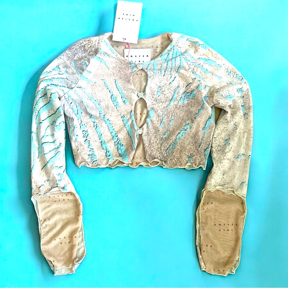 POSTER GIRL
 London XS Top Crop Top NEW With Tags
